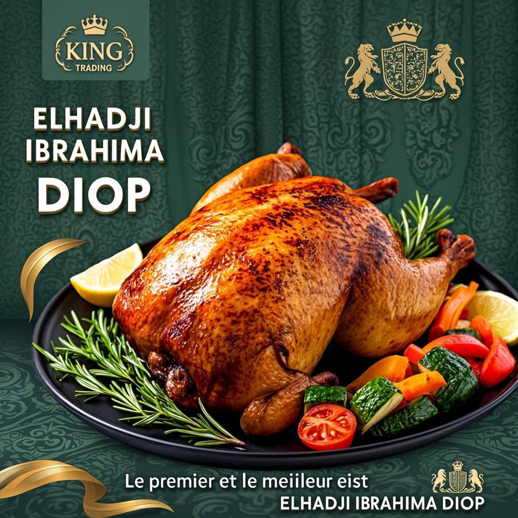 Poulet Entier Roti Royal — ELHADJI IBRAHIMA DIOP
