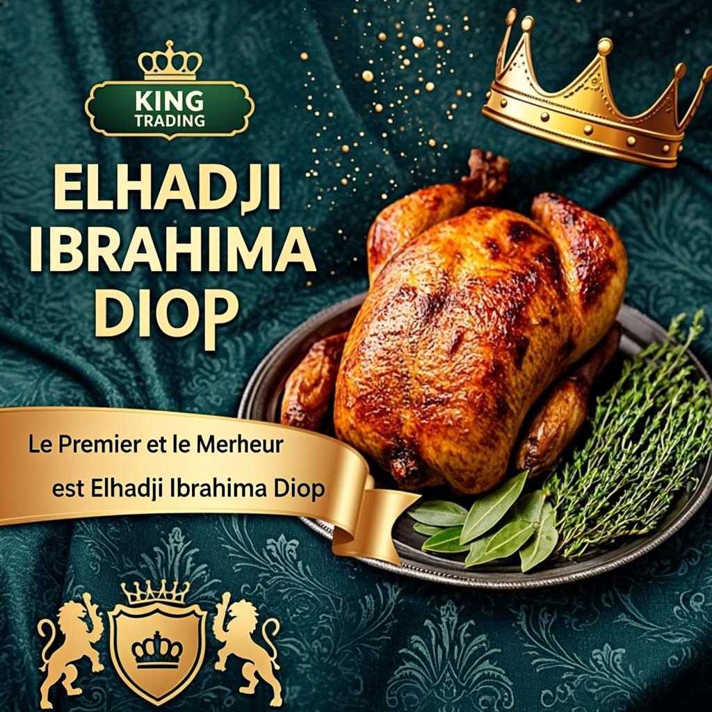 Poulet Au Four Herbes Royales — ELHADJI IBRAHIMA DIOP