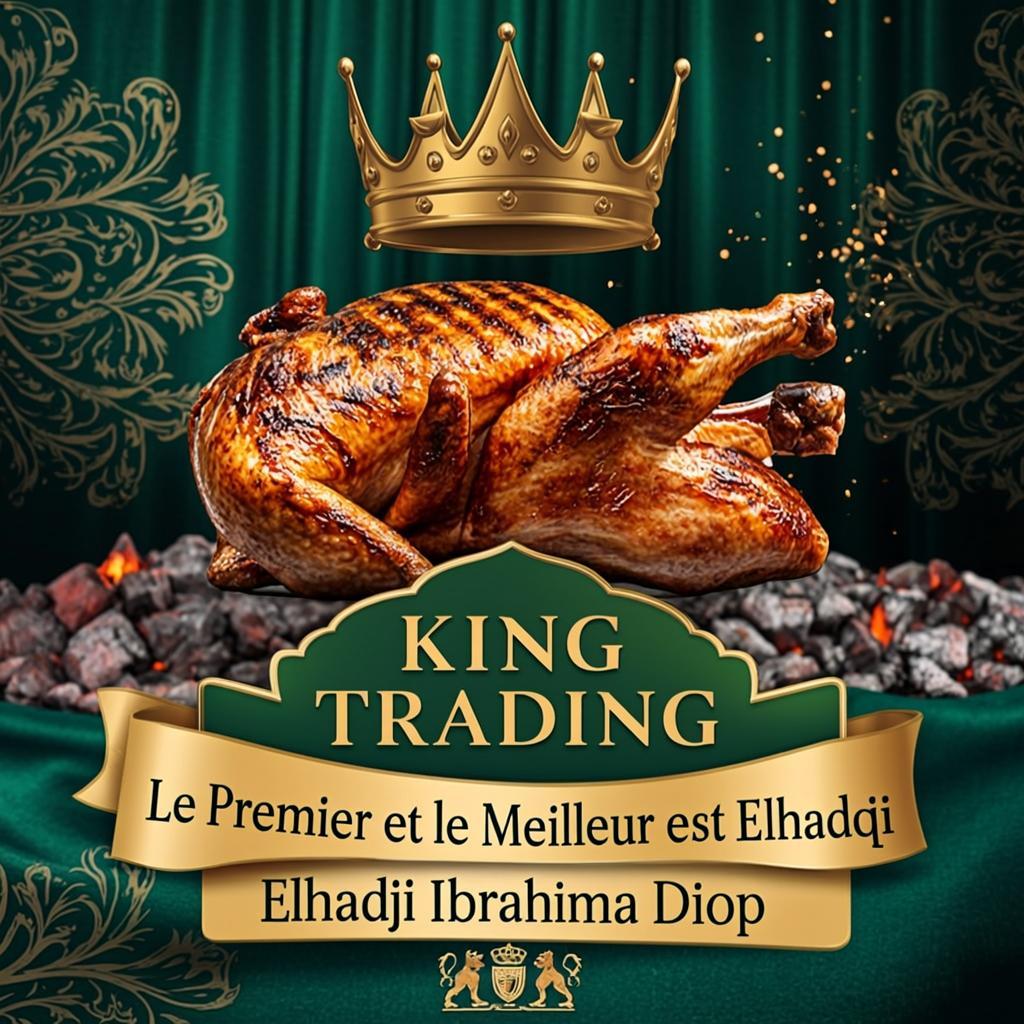 Poulet Grille Charbon — ELHADJI IBRAHIMA DIOP