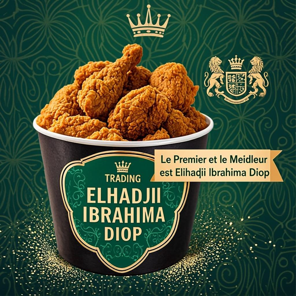Seau Poulet Frit Croustillant — ELHADJI IBRAHIMA DIOP