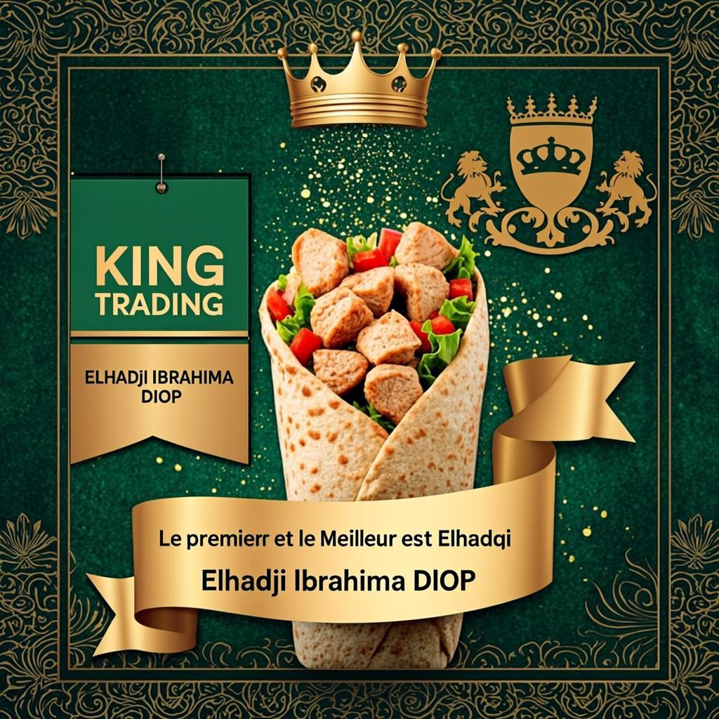 Chawarma Poulet Epice — ELHADJI IBRAHIMA DIOP